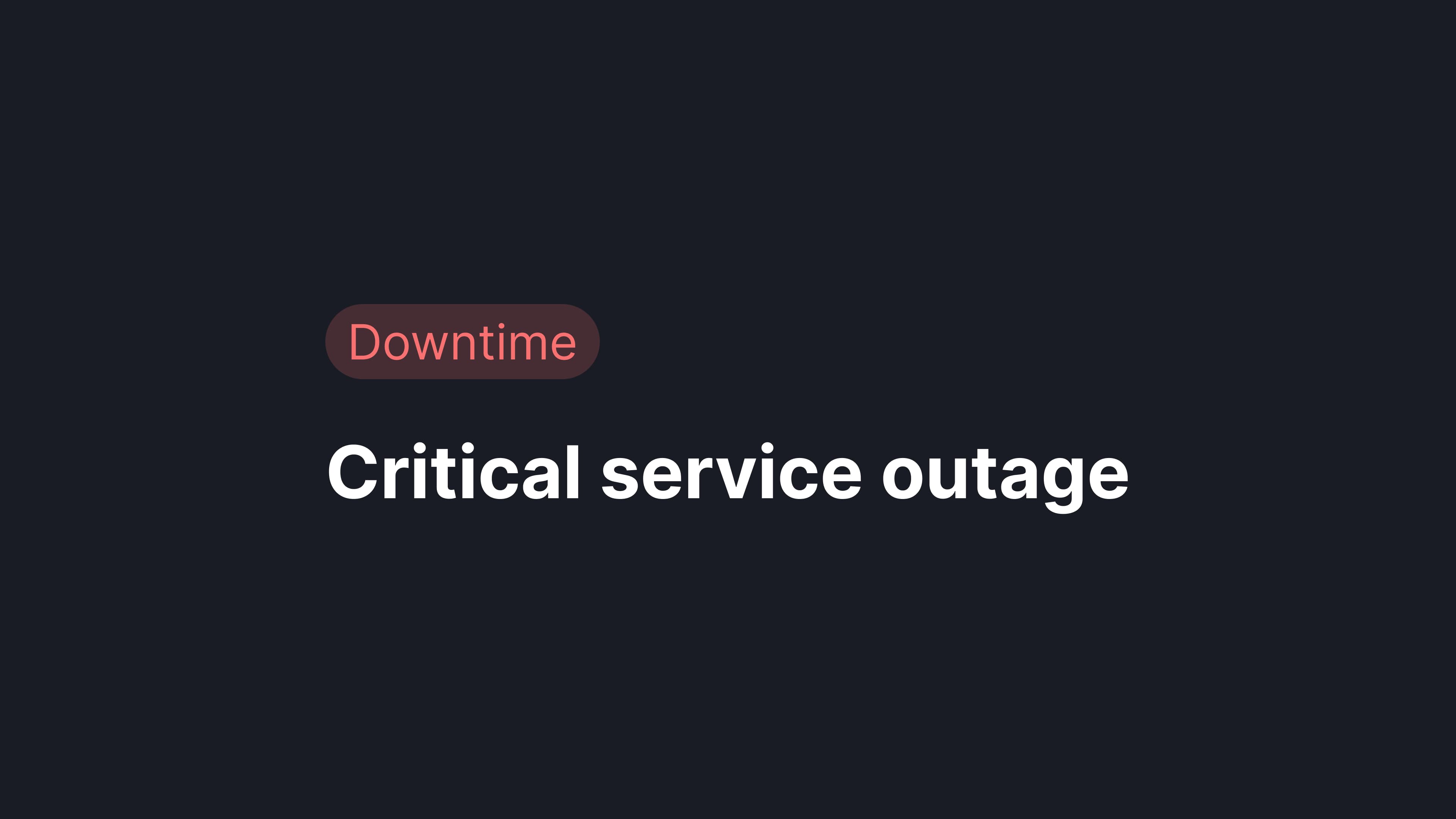 Why Our Services Went Down for 24 Hours